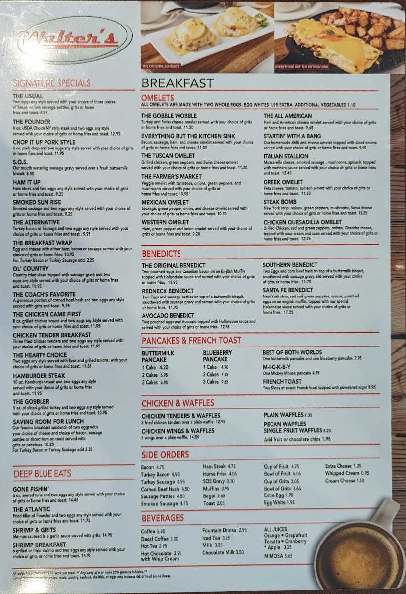 Menu Walter's Coffee Shop By Sergio-2