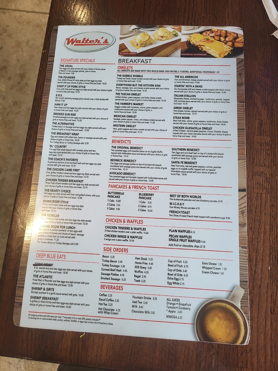 Menu Walter's Coffee Shop By Sergio-8